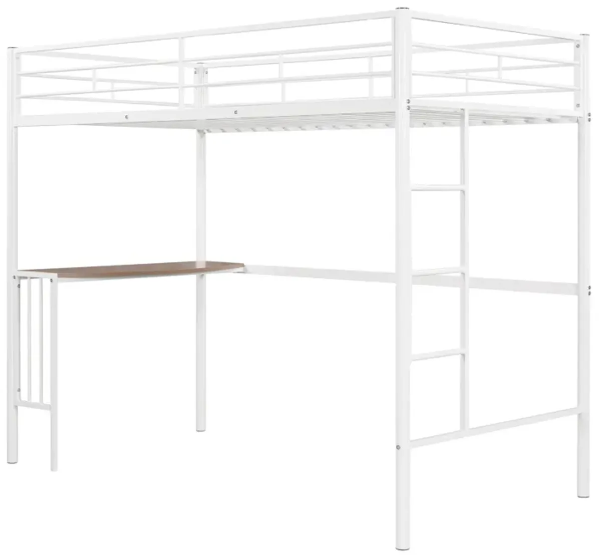 Merax Metal Bunk Bed with Desk