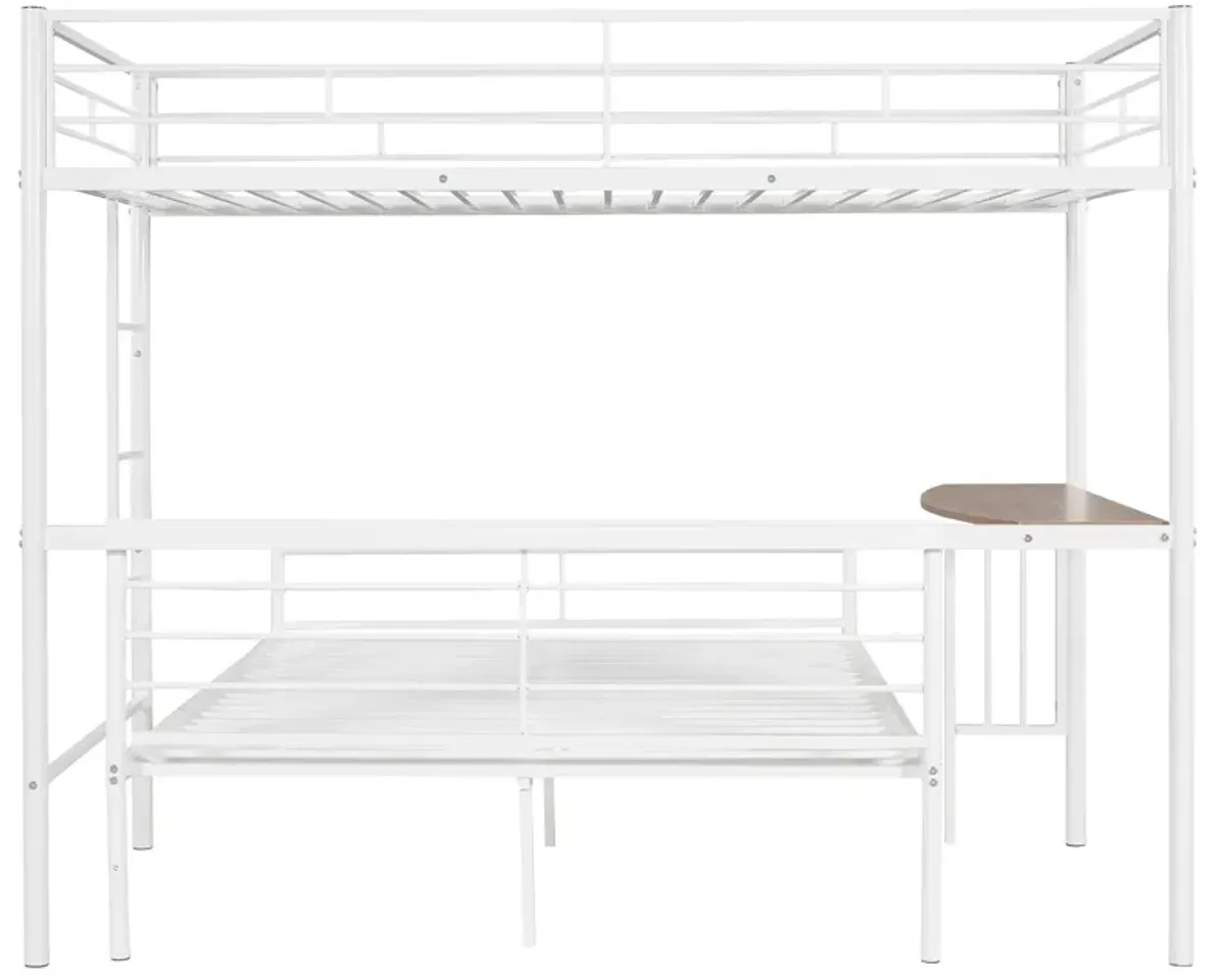 Merax Metal Bunk Bed with Desk