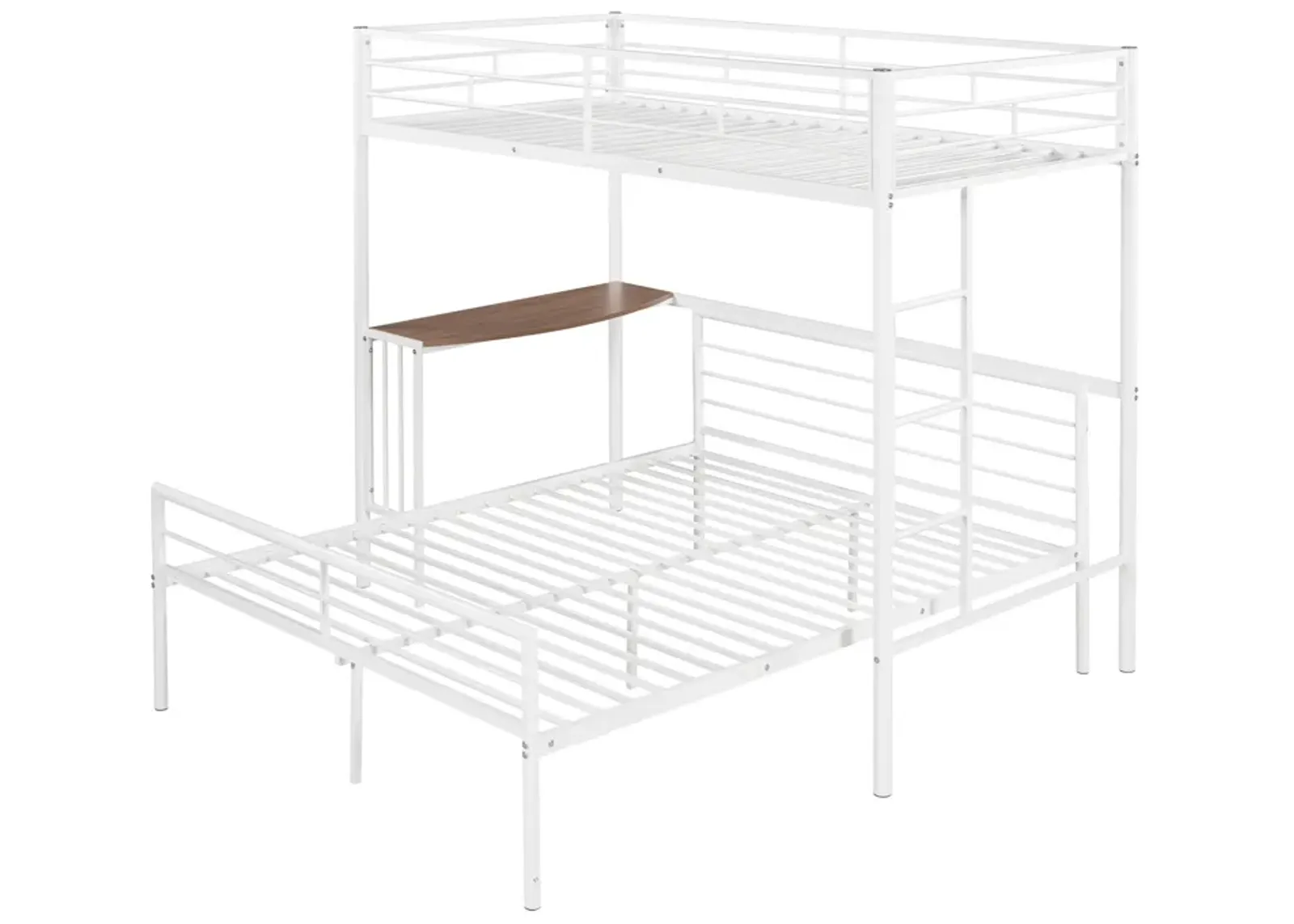 Merax Metal Bunk Bed with Desk