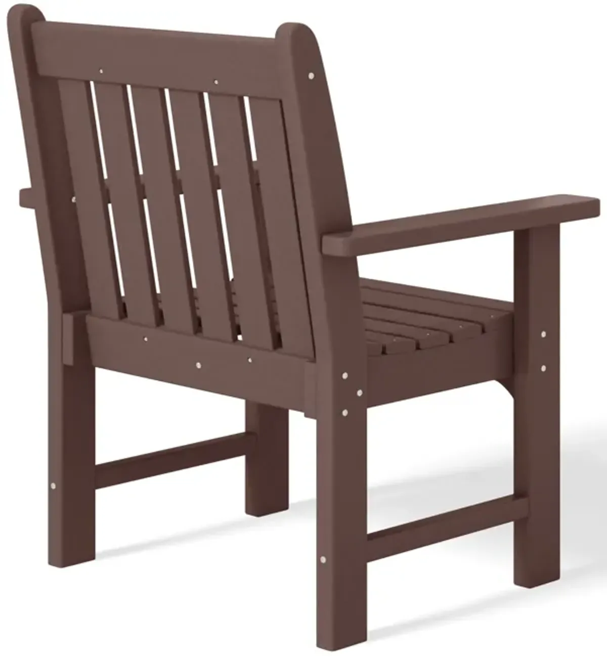 WestinTrends Outdoor Patio HDPE Garden Dining Arm Chair