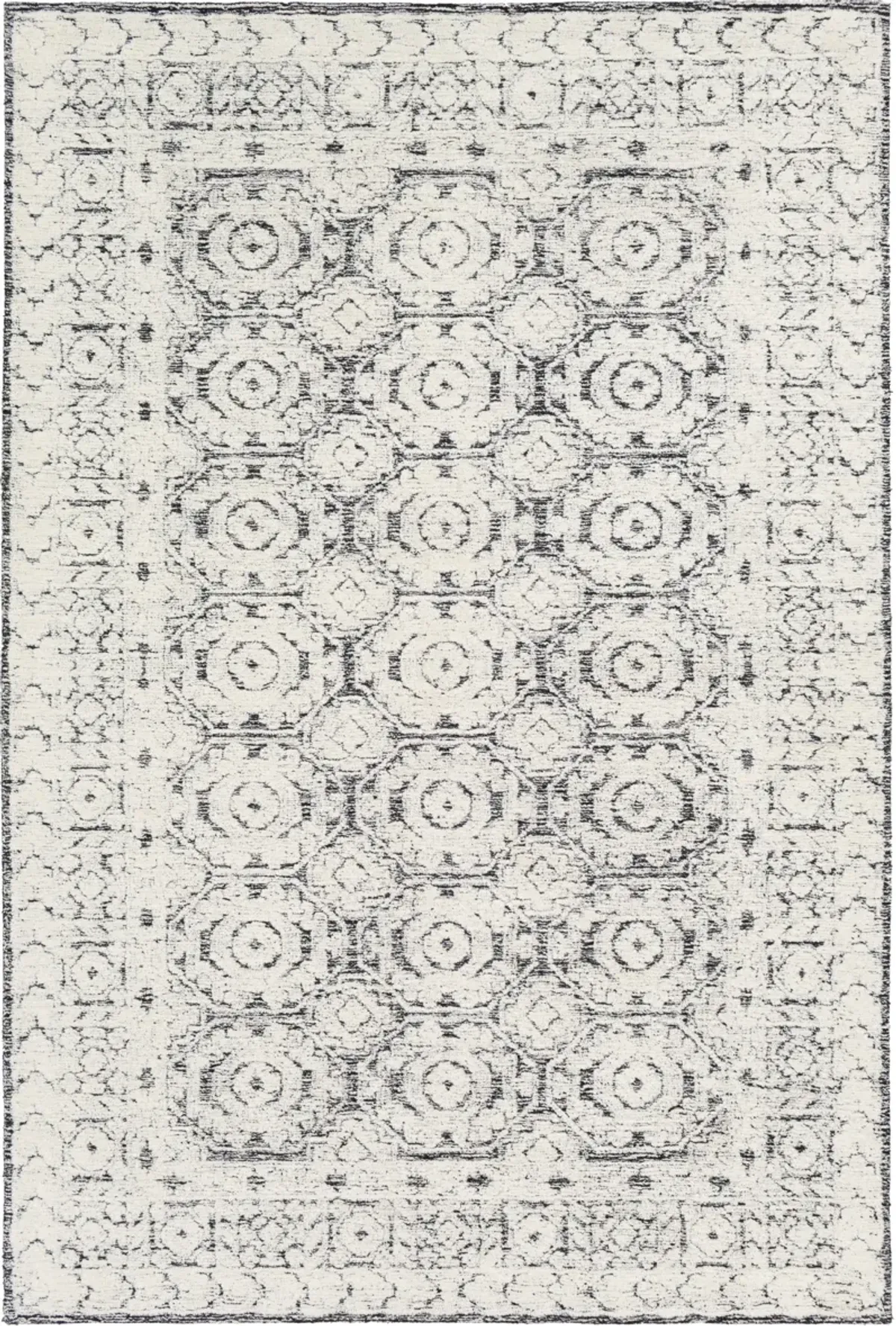 Louvre LOU-2301 8' x 10' Black Rug