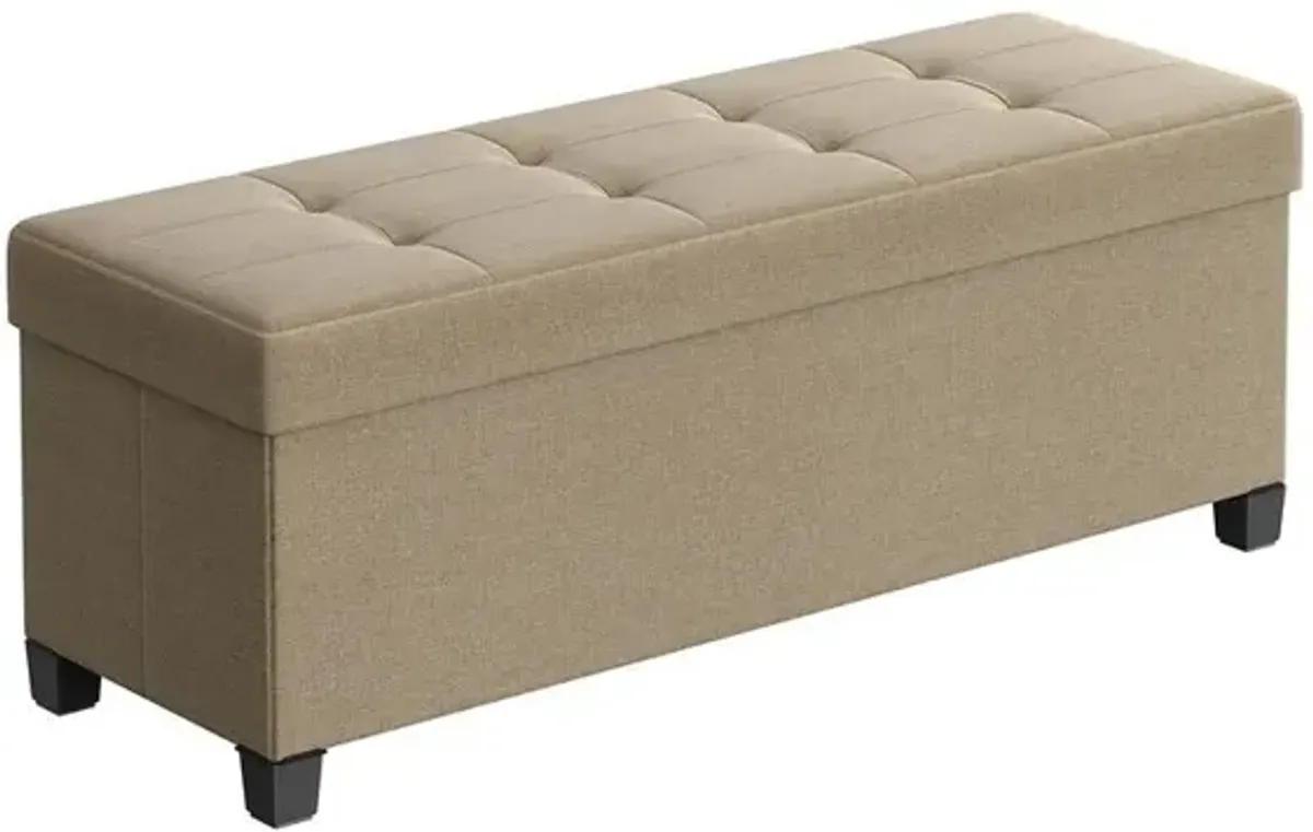 Versatile Storage Ottoman for Living Room, Bedroom, or Entryway