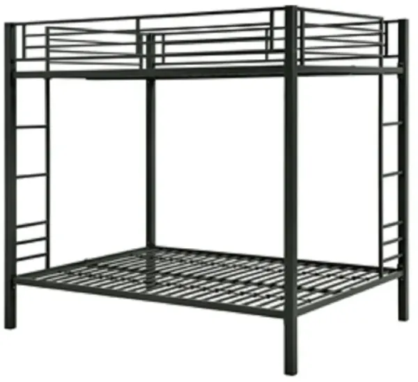 Sturdy Metal Bunk Bed – Ideal for Kids or Teens with Secure, Durable Build