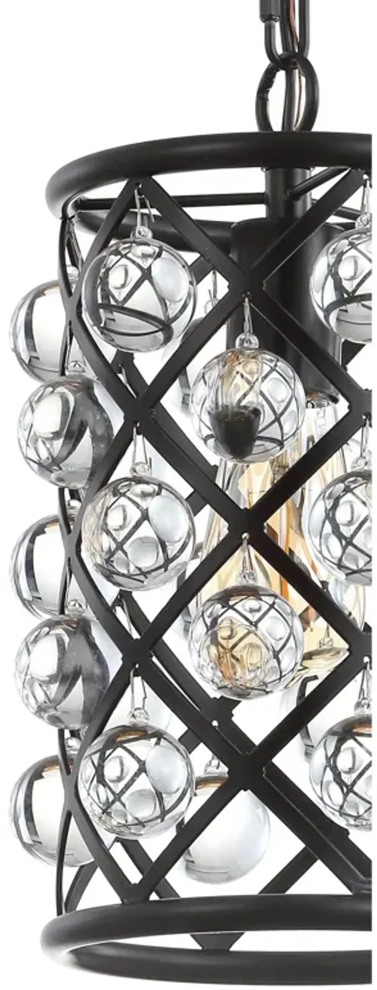 Gabrielle Metal/Crystal LED Pendant