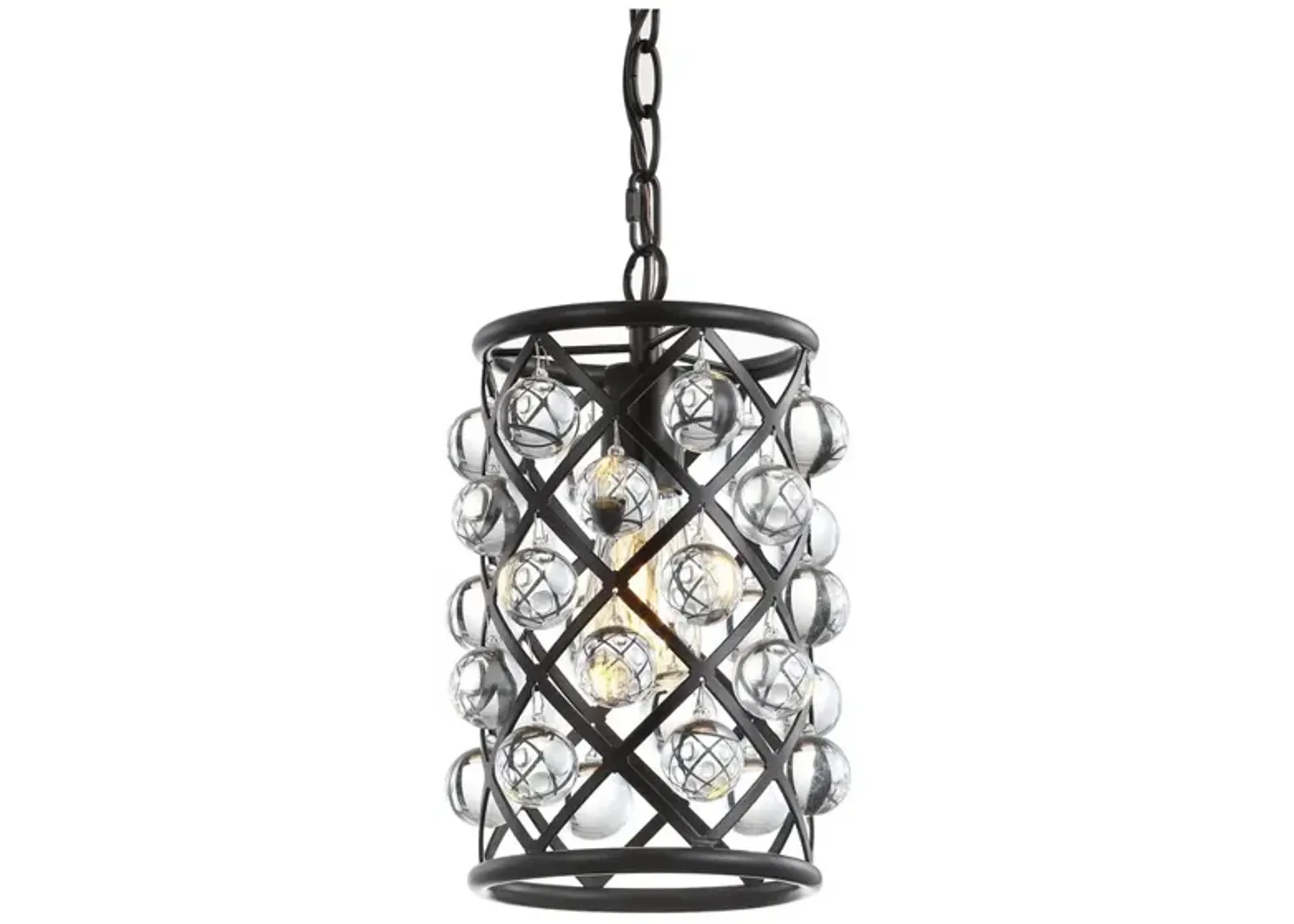 Gabrielle Metal/Crystal LED Pendant