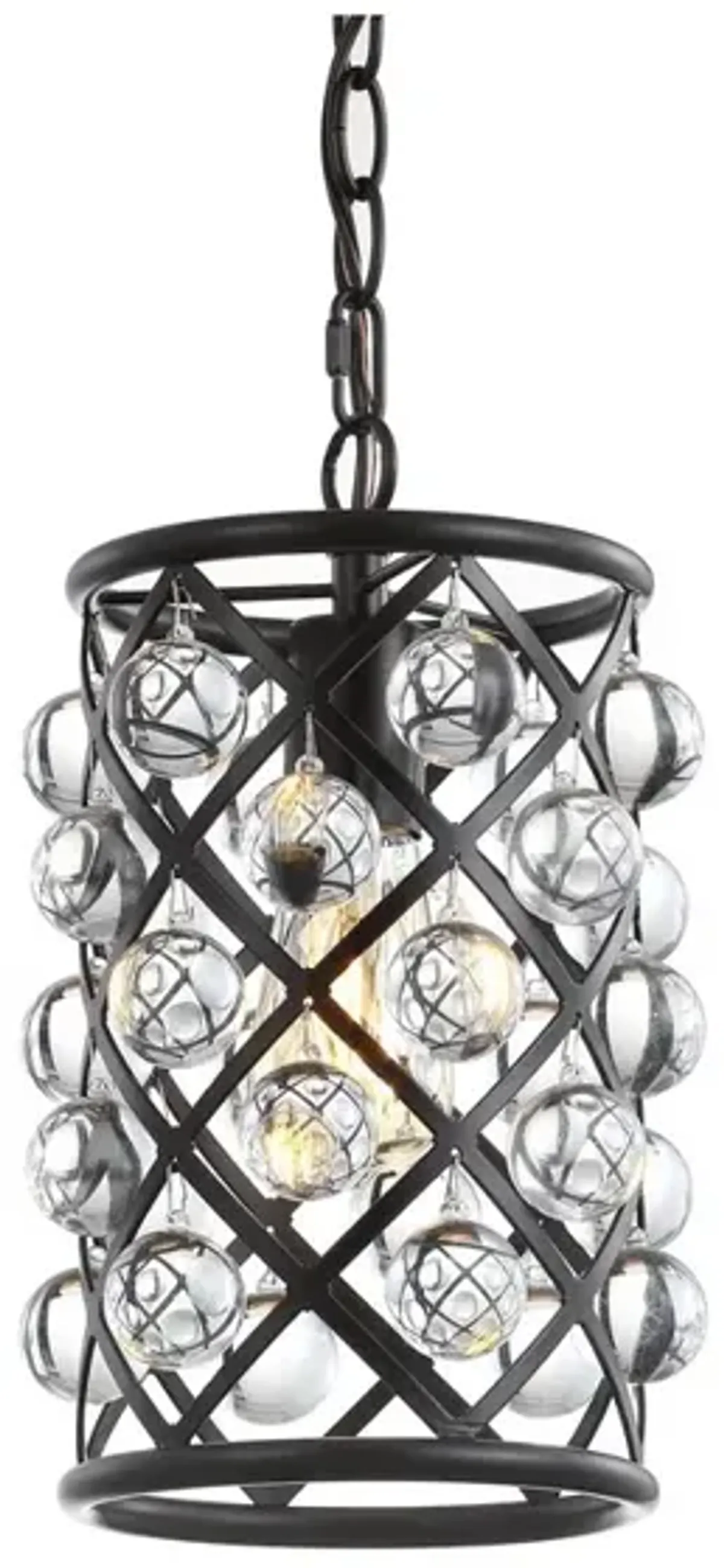 Gabrielle Metal/Crystal LED Pendant