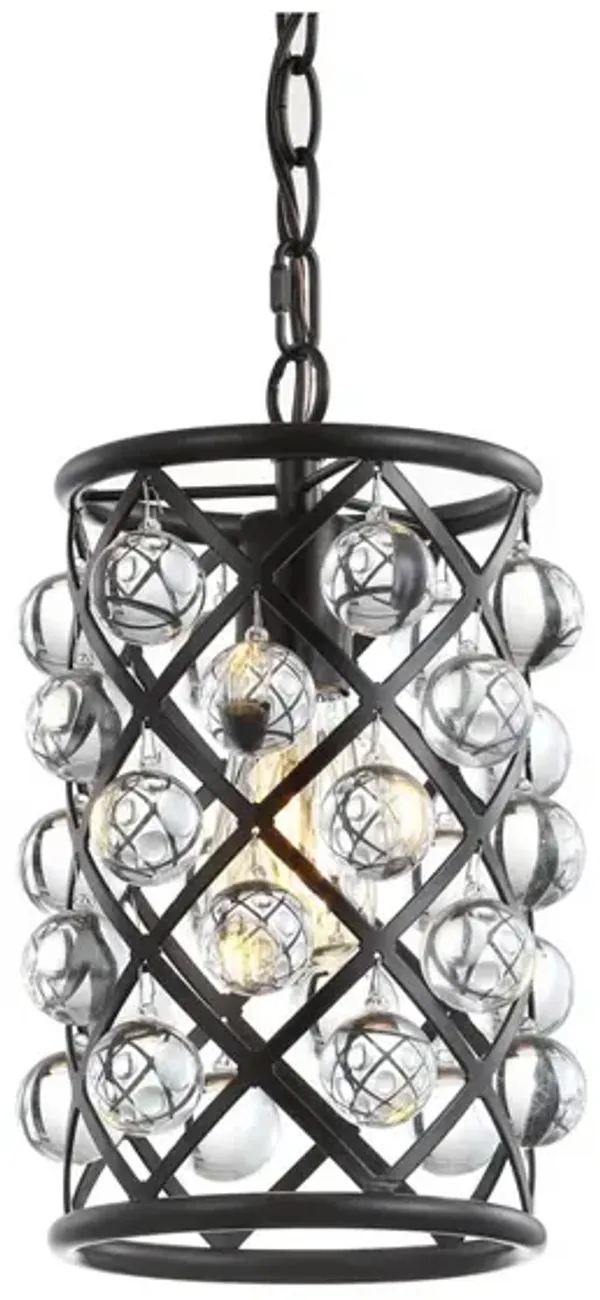 Gabrielle Metal/Crystal LED Pendant
