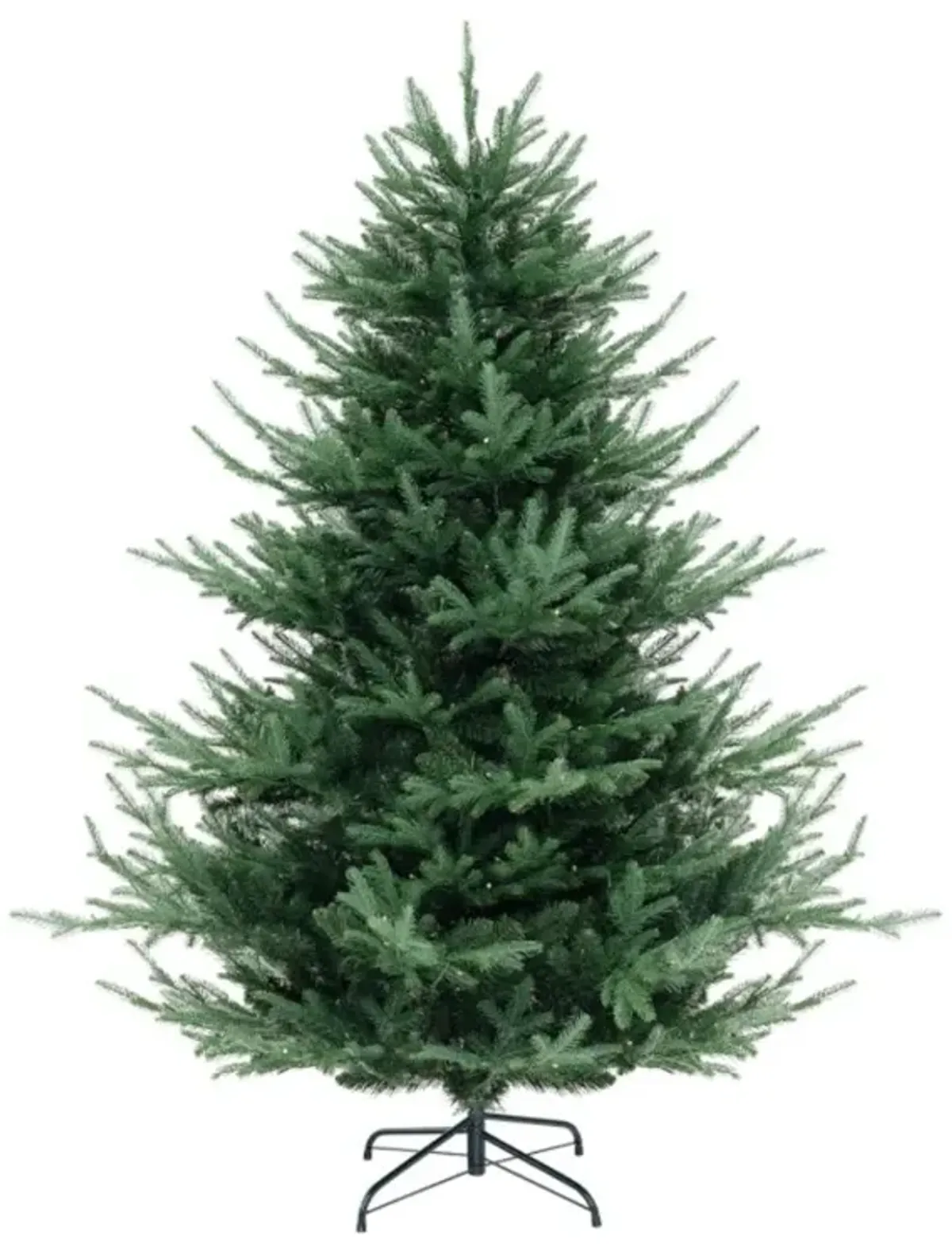 Hivvago 6/7/8 FT Pre-Lit Artificial Hinged Xmas Tree with 778/1480 PVC and PE Branch Tips