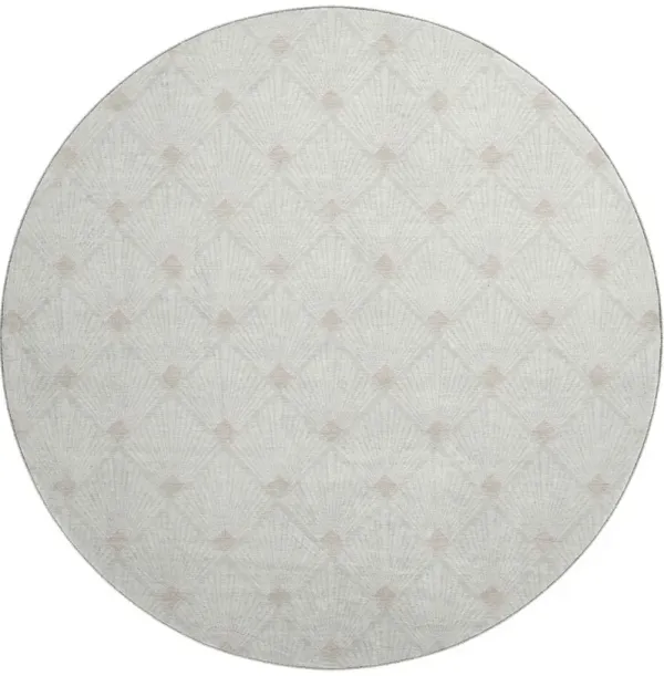 The Reserve TR9 Ivory 8' Round Rug