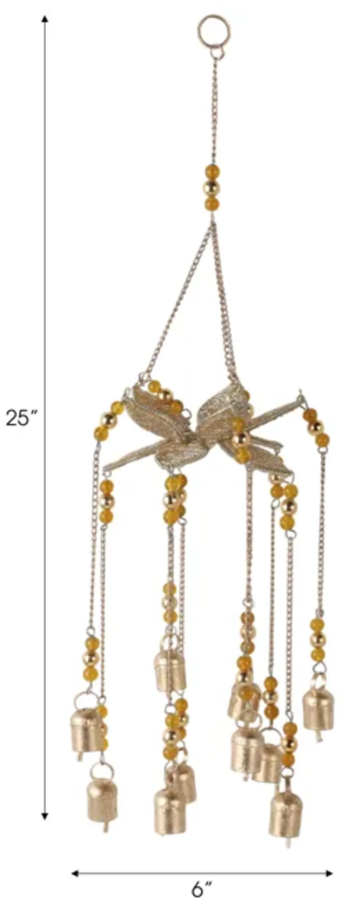 Mosaic 3D Flower Chime