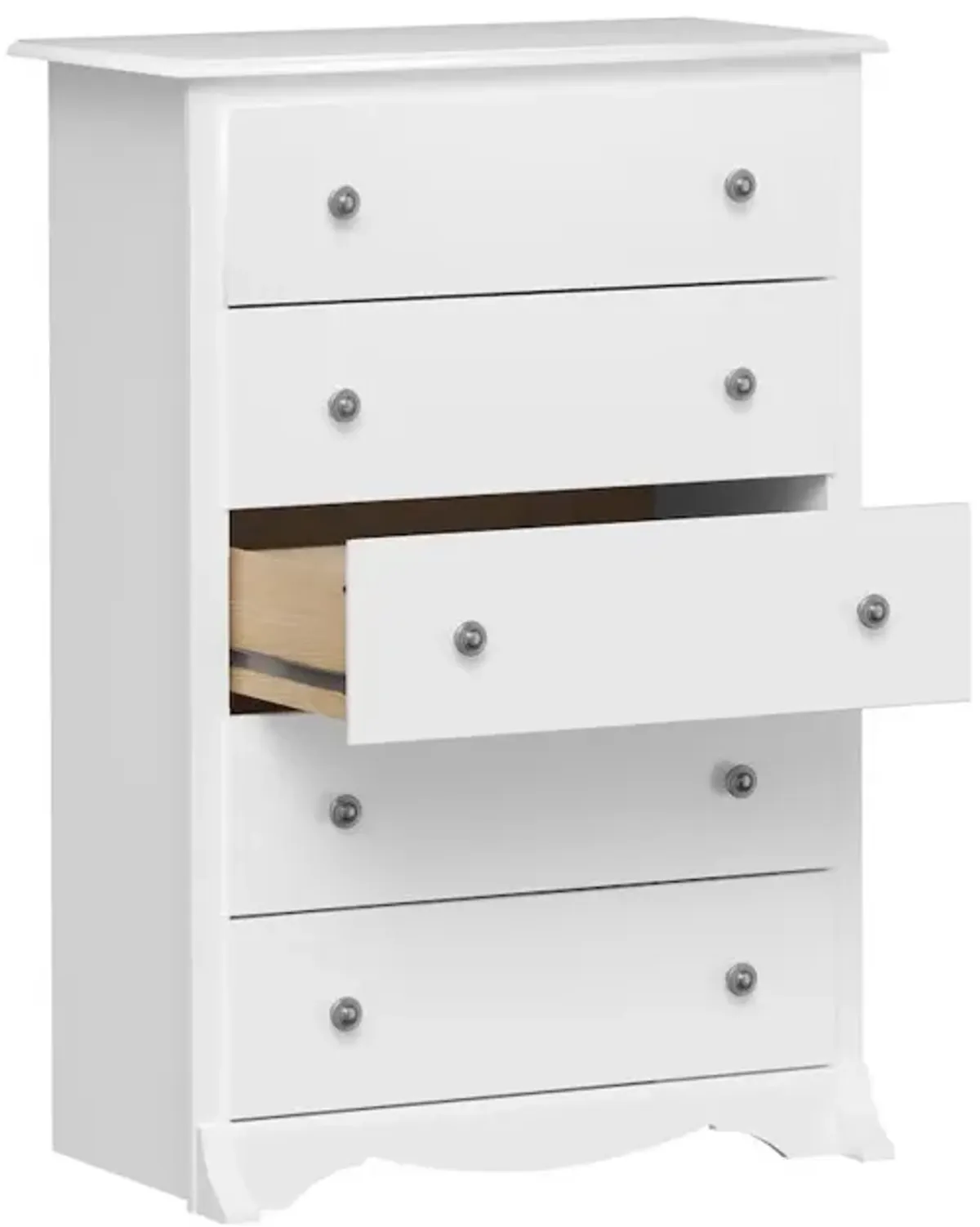 Prepac Monterey 5-Drawer Chest, White