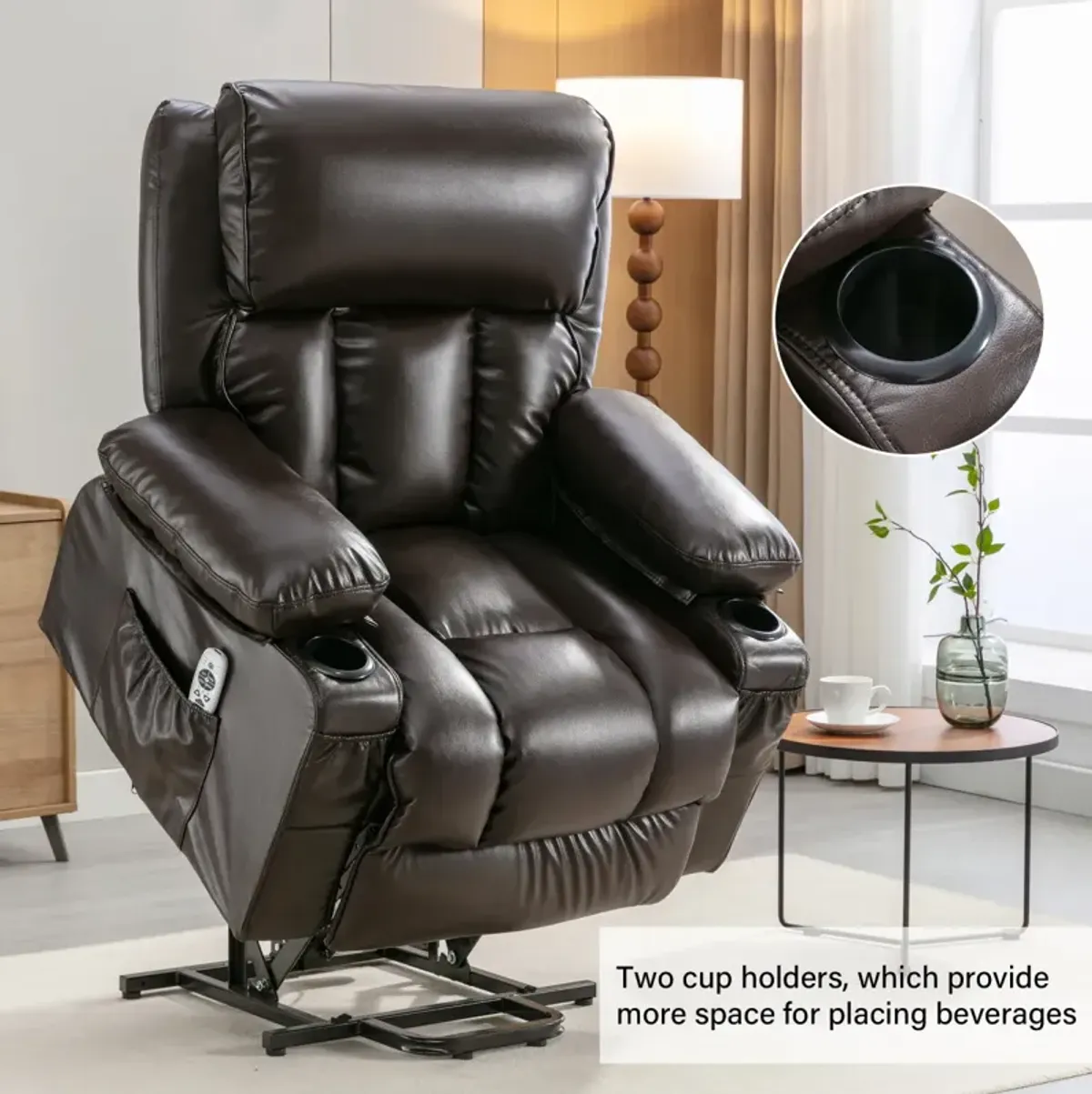 Electric Recliner Chair with Heat & Massage