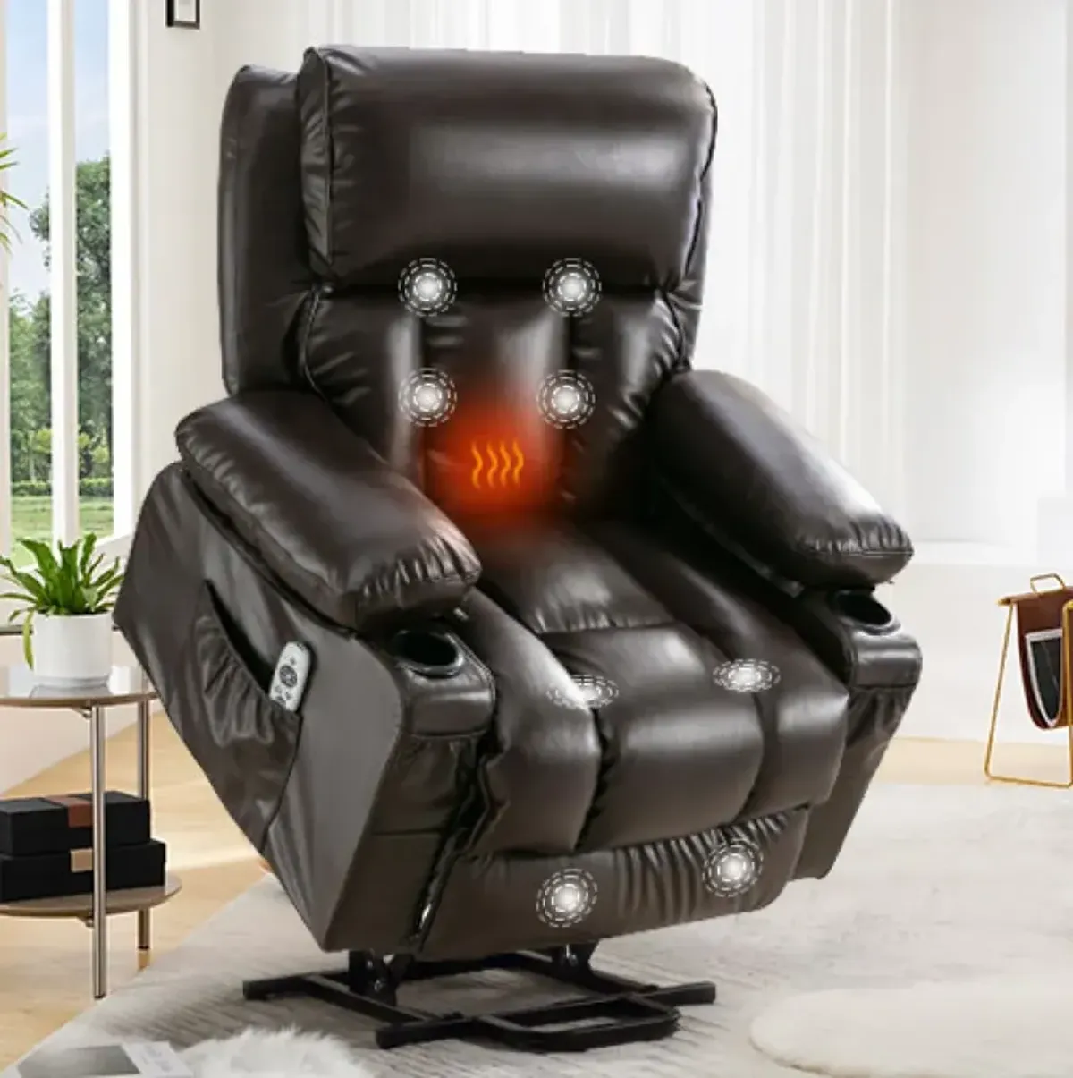 Electric Recliner Chair with Heat & Massage