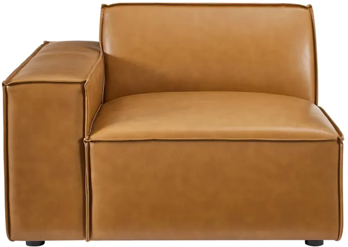 Restore Vegan Leather 3-Piece Sofa Brown EEI-4708-TAN