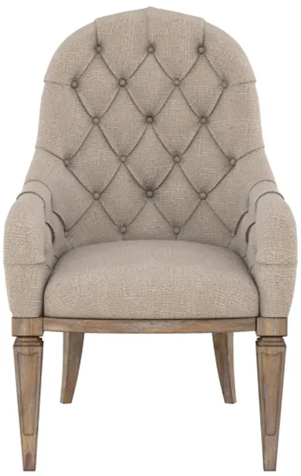 Architrave Upholstered Arm Chair