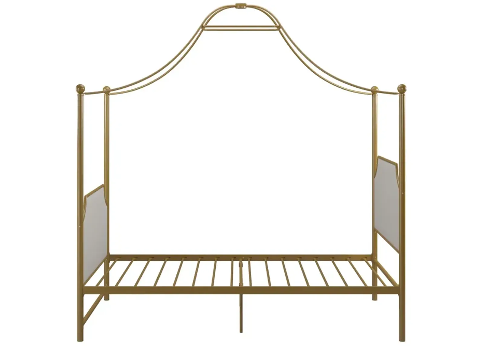 Monarch Hill Clementine Canopy Bed, Twin, Gold