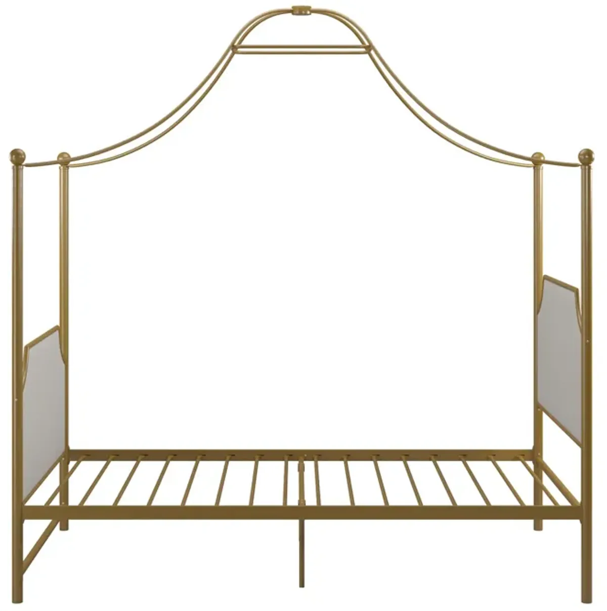 Monarch Hill Clementine Canopy Bed, Twin, Gold