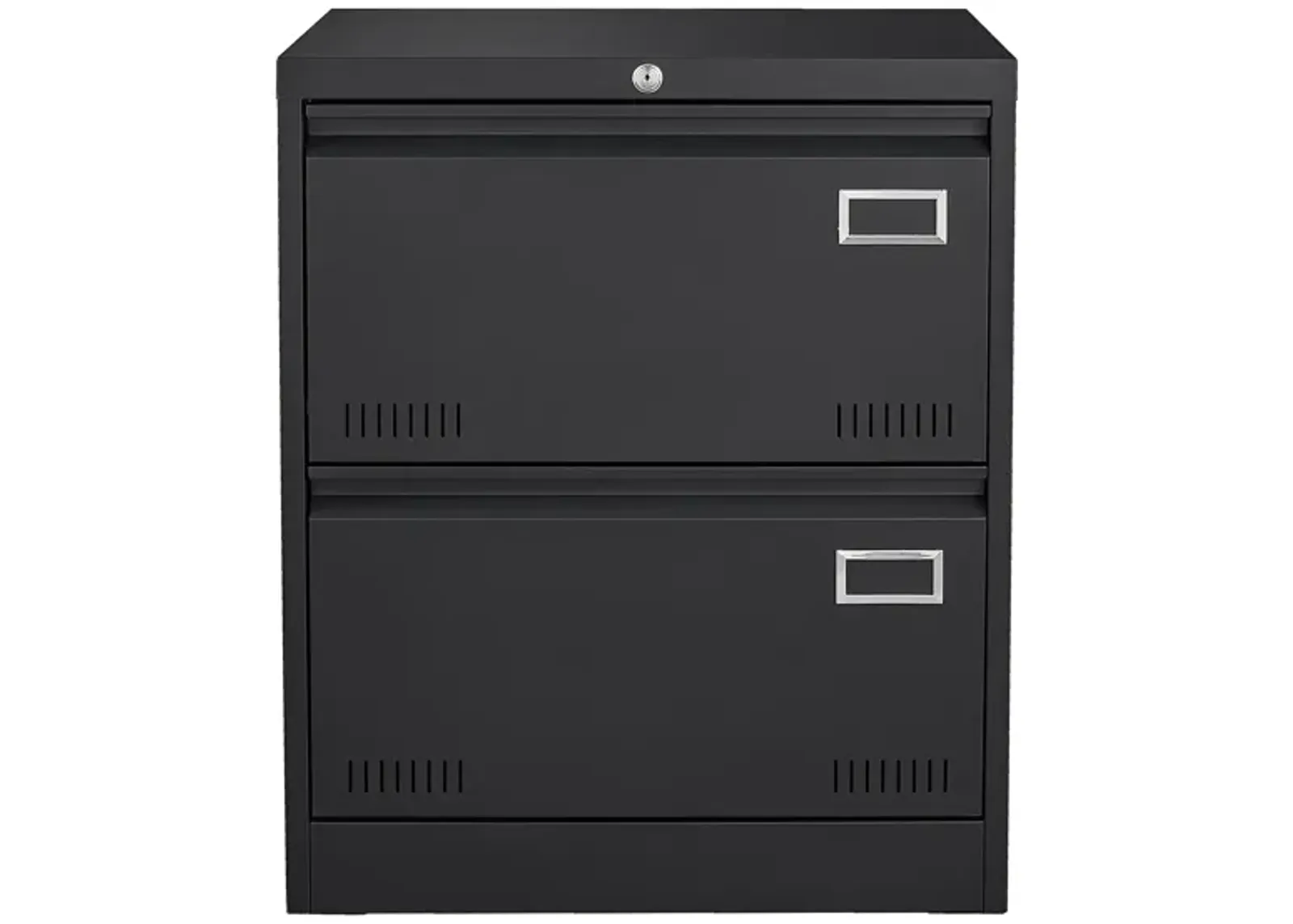 Filing Cabinet Lateral File Cabinet 2 Drawer, White Filing Cabinets with Lock, Locking Metal File Cabinets Three Drawer Office Cabinet for Legal/Letter/A4/F4 Home Offic