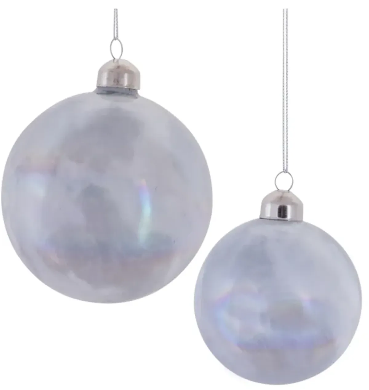 Irredescent Glass Ball Ornament (Set of 6)