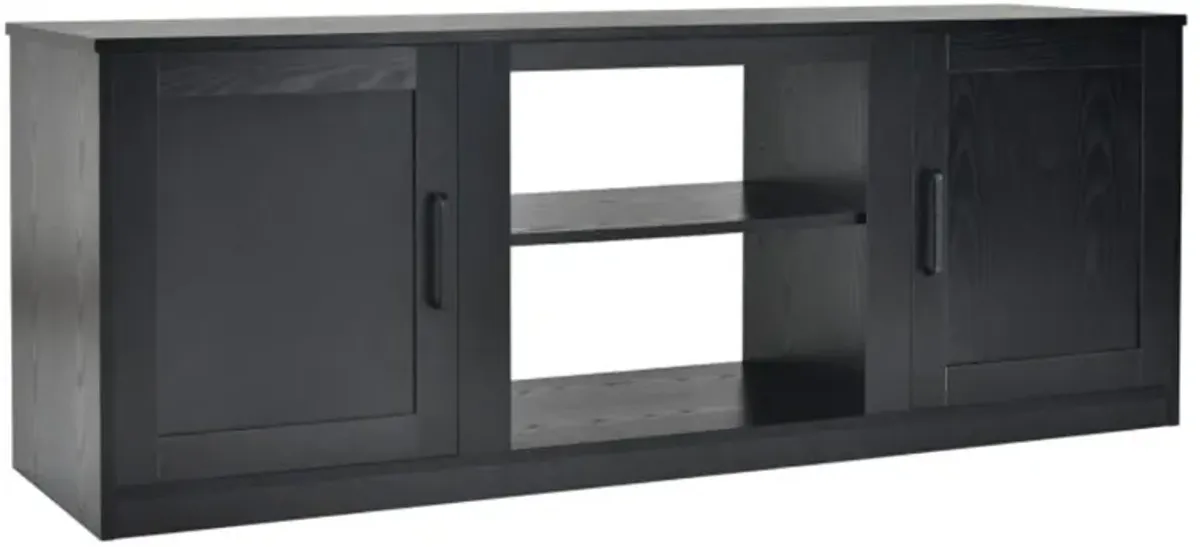 Hivvago 58 Inch TV Stand with 1500W Faux Fireplace for TVs up to 65 Inch