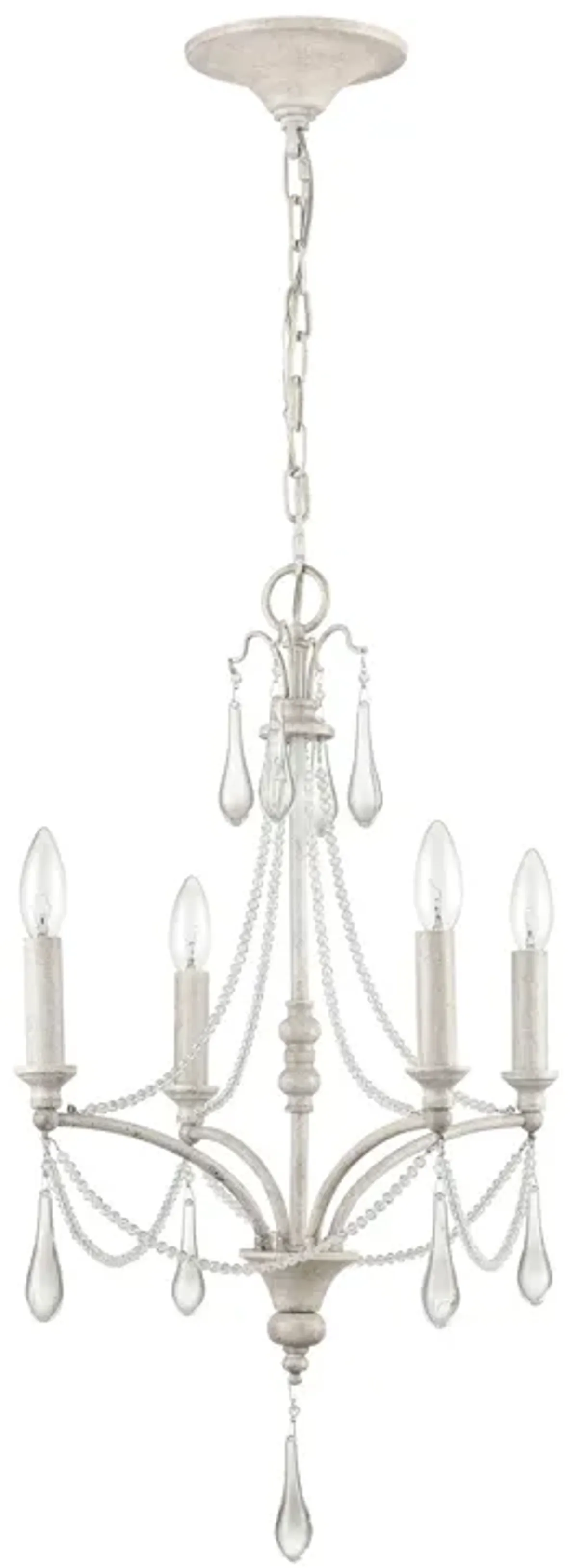 French Parlor 16'' Wide 4-Light Chandelier