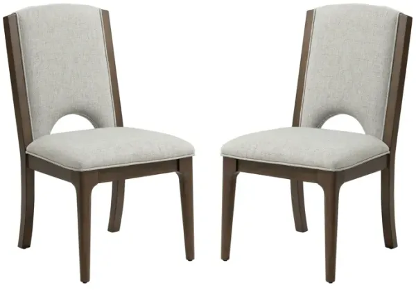 Athens Pair of Upholstered Dining Chairs