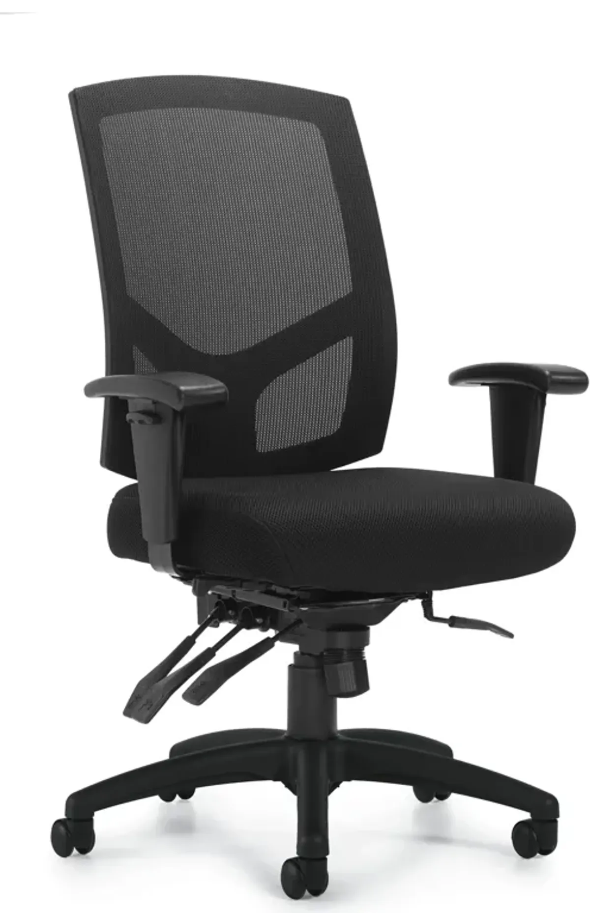 Black Mesh Back Chair