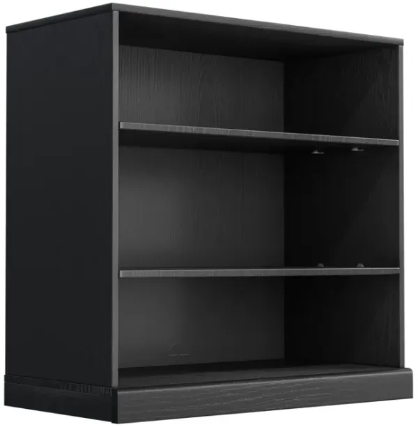Wood Accent Sideboard Cabinet in Black, Storage Organizer with Adjustable Shelves