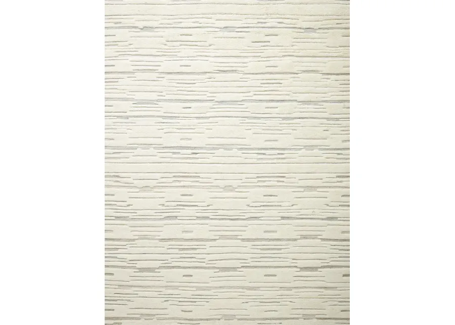 Bennett BEN02 Ivory/Mist 5'6" x 8'6" Rug