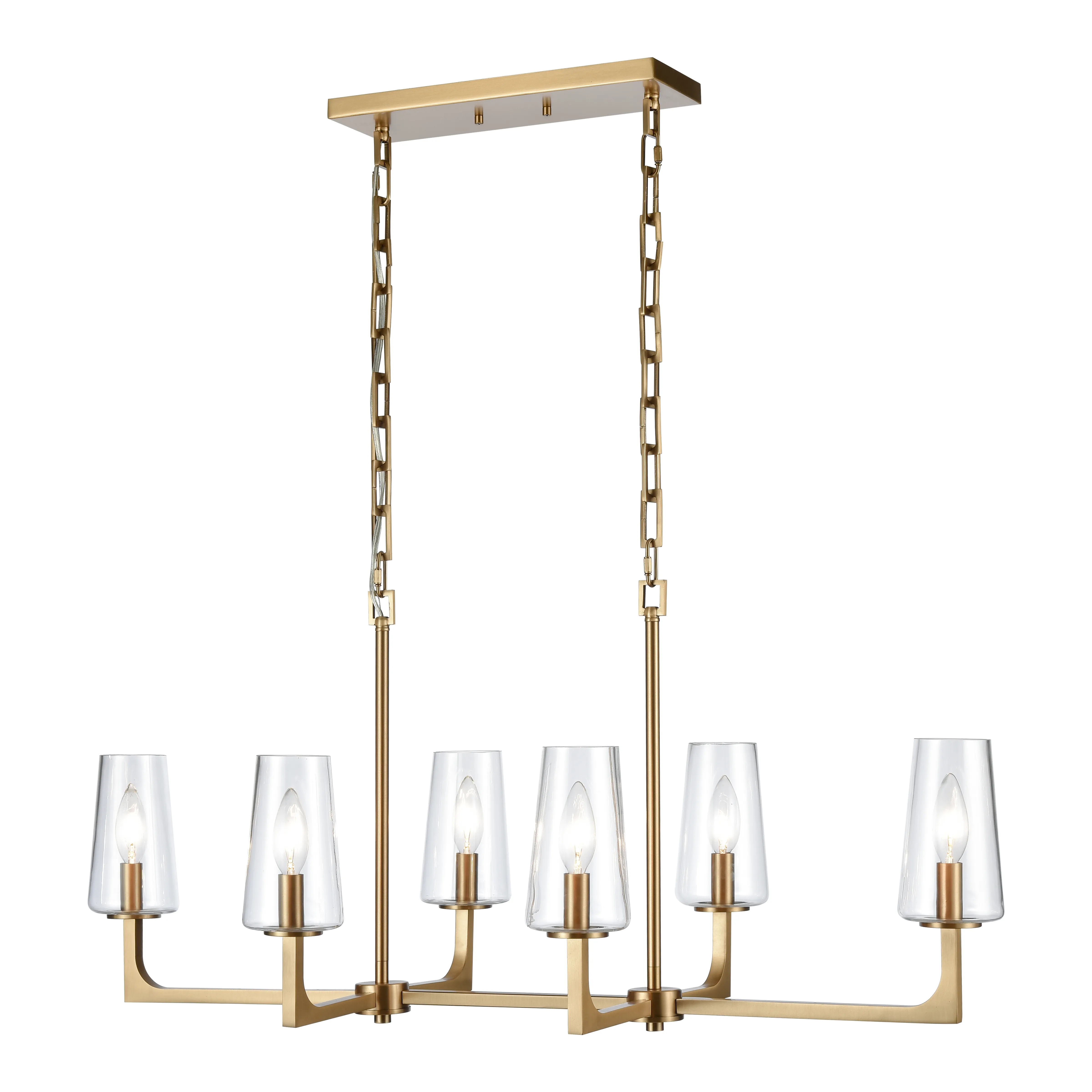 Fitzroy 36'' Wide 6-Light Linear Chandelier