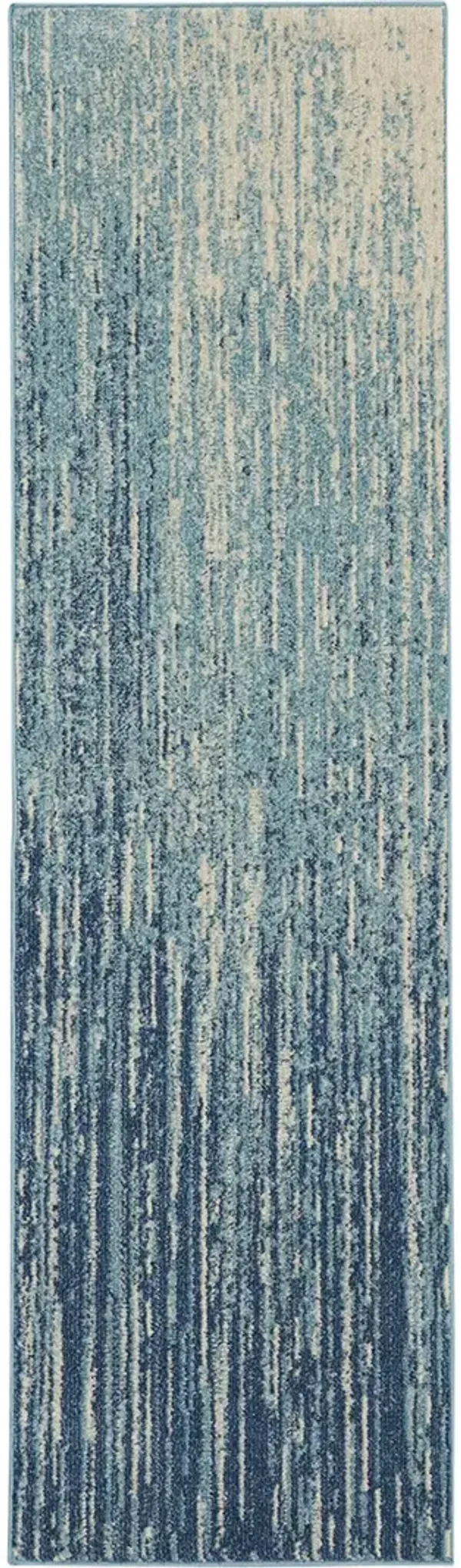 Passion PSN09 Navy/Light Blue 2'2" x 7'6" Rug