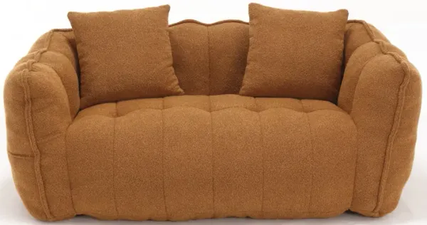 Merax Chenille Lazy Bean Bag Loveseat for Living Room