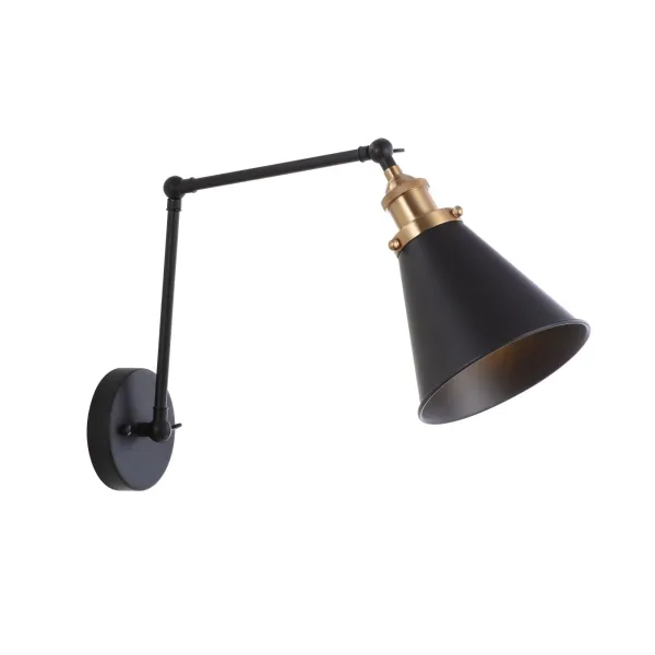 Rover Classic Industrial Metal Adjustable Arm LED Wall Sconce