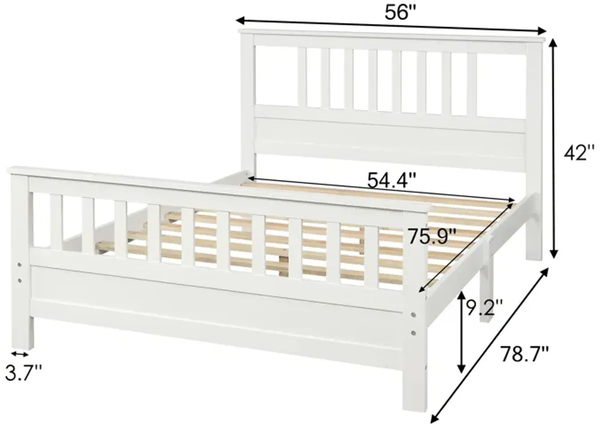 Merax Standard Platform Bed with Headboard