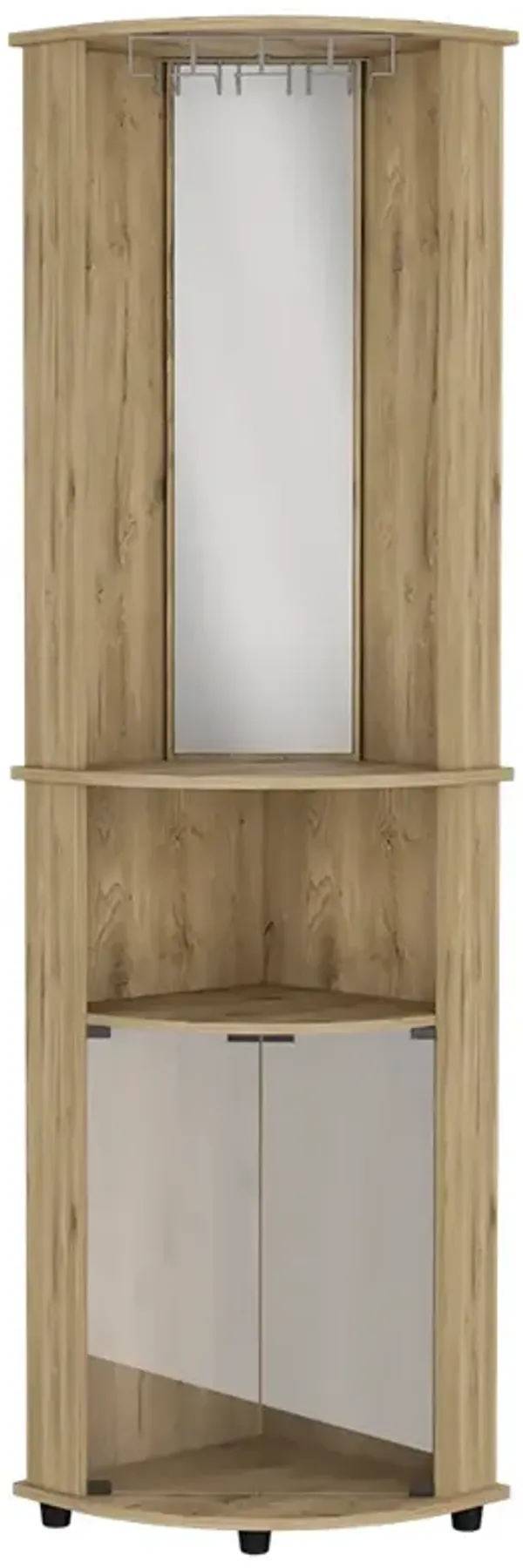 Corner Bar Cabinet Rialto, Living Room, Macadamia