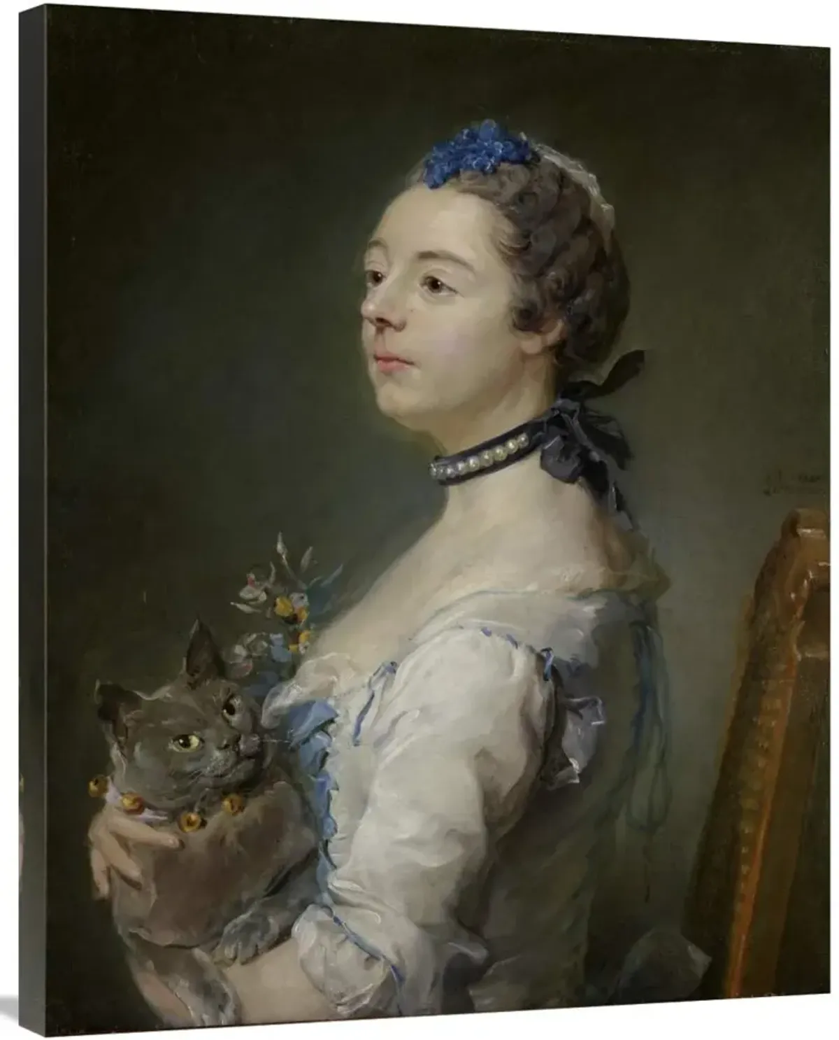 Magdaleine Pinceloup de la Grange, ne de Parseval-Canvas Art-28x35