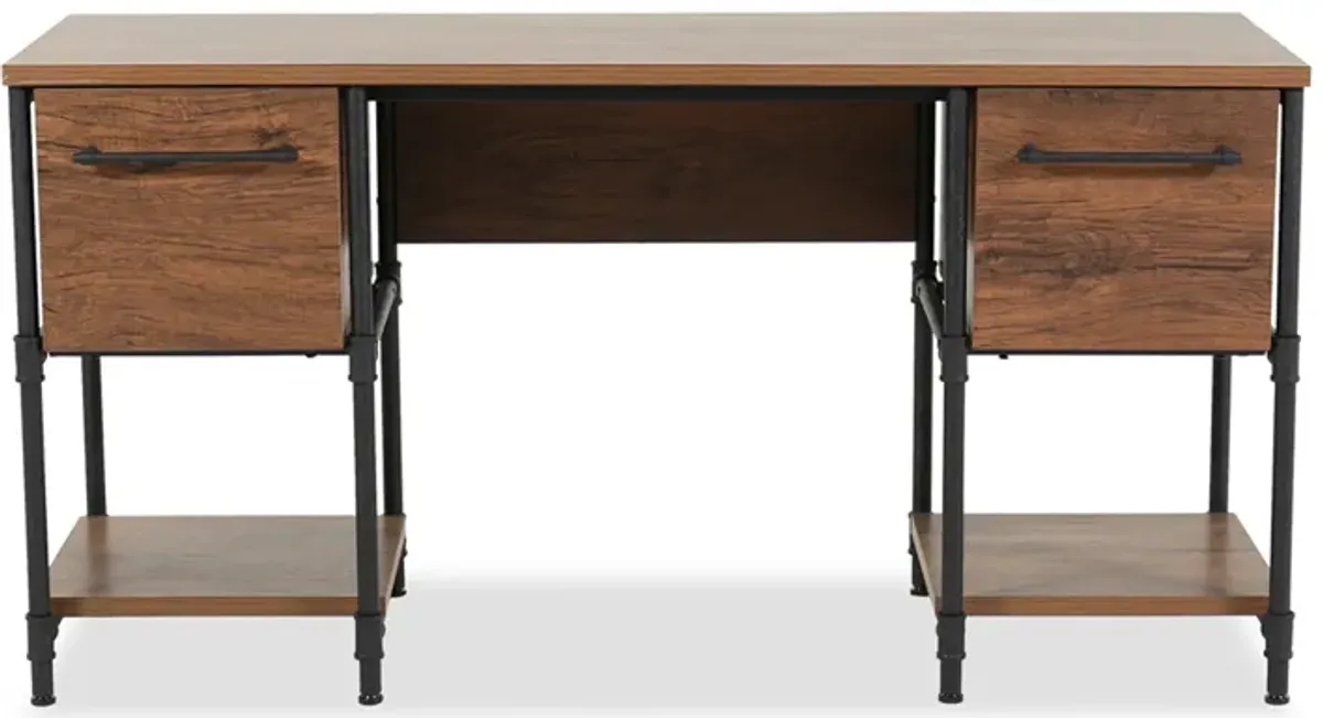 Industrial Double Pedestal Office Desk