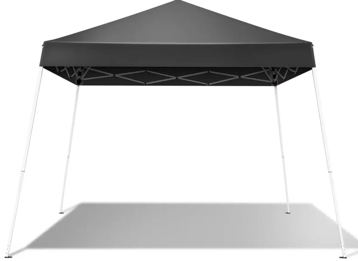 Instant Pop-Up Canopy with Slant Legs, Foldable Outdoor Tent for Patio & Camping