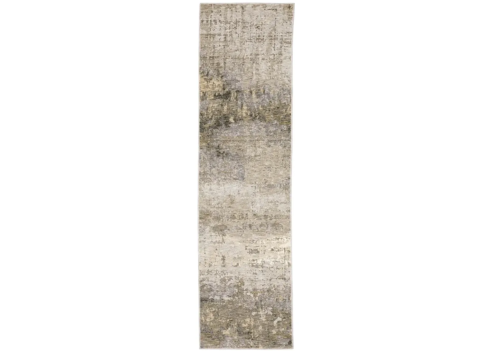 Nebulous 2'3" x 7'6" Beige Rug