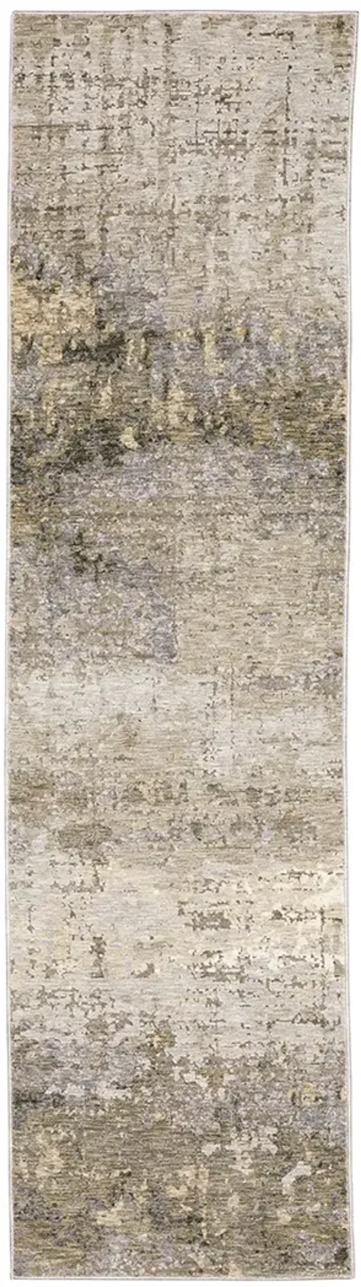 Nebulous 2'3" x 7'6" Beige Rug