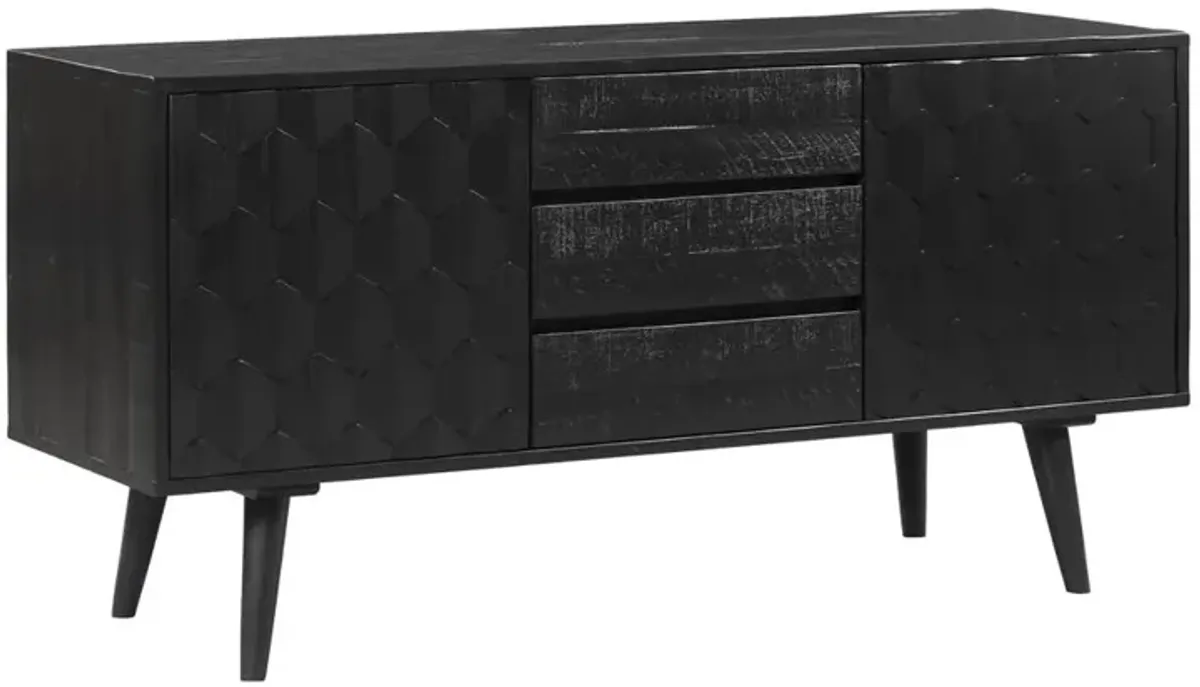 Belen Kox Geometric Black Buffet, Belen Kox