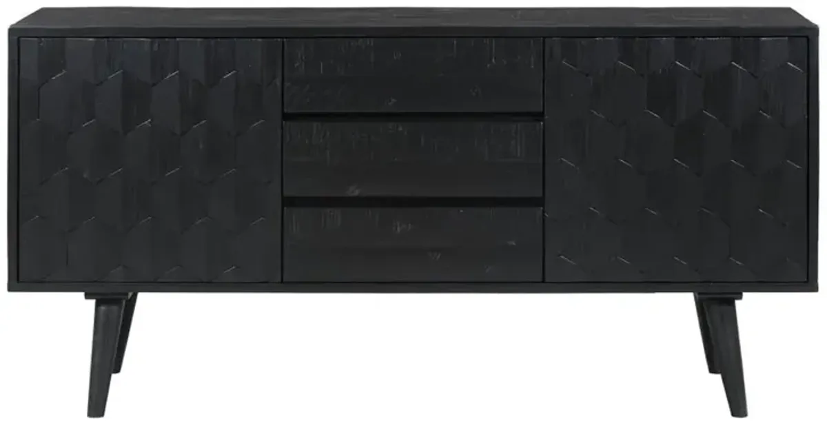 Belen Kox Geometric Black Buffet, Belen Kox
