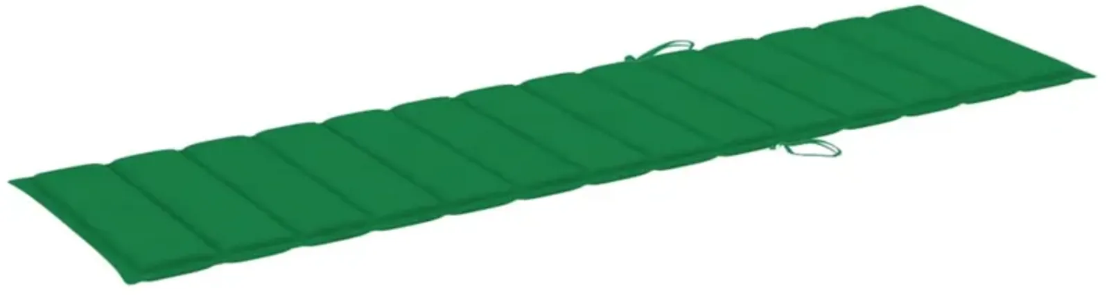 vidaXL Sun Lounger Cushion Green 78.7"x19.7"x1.6" Fabric