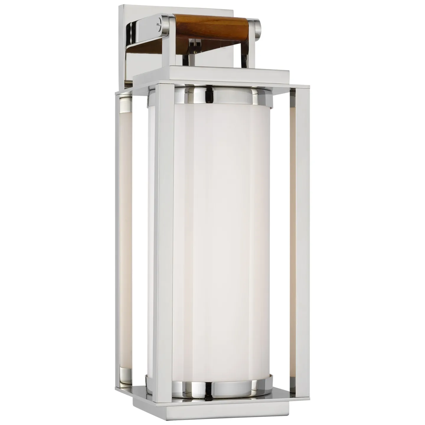 Northport Medium Bracketed Wall Lantern in Polished Nickel