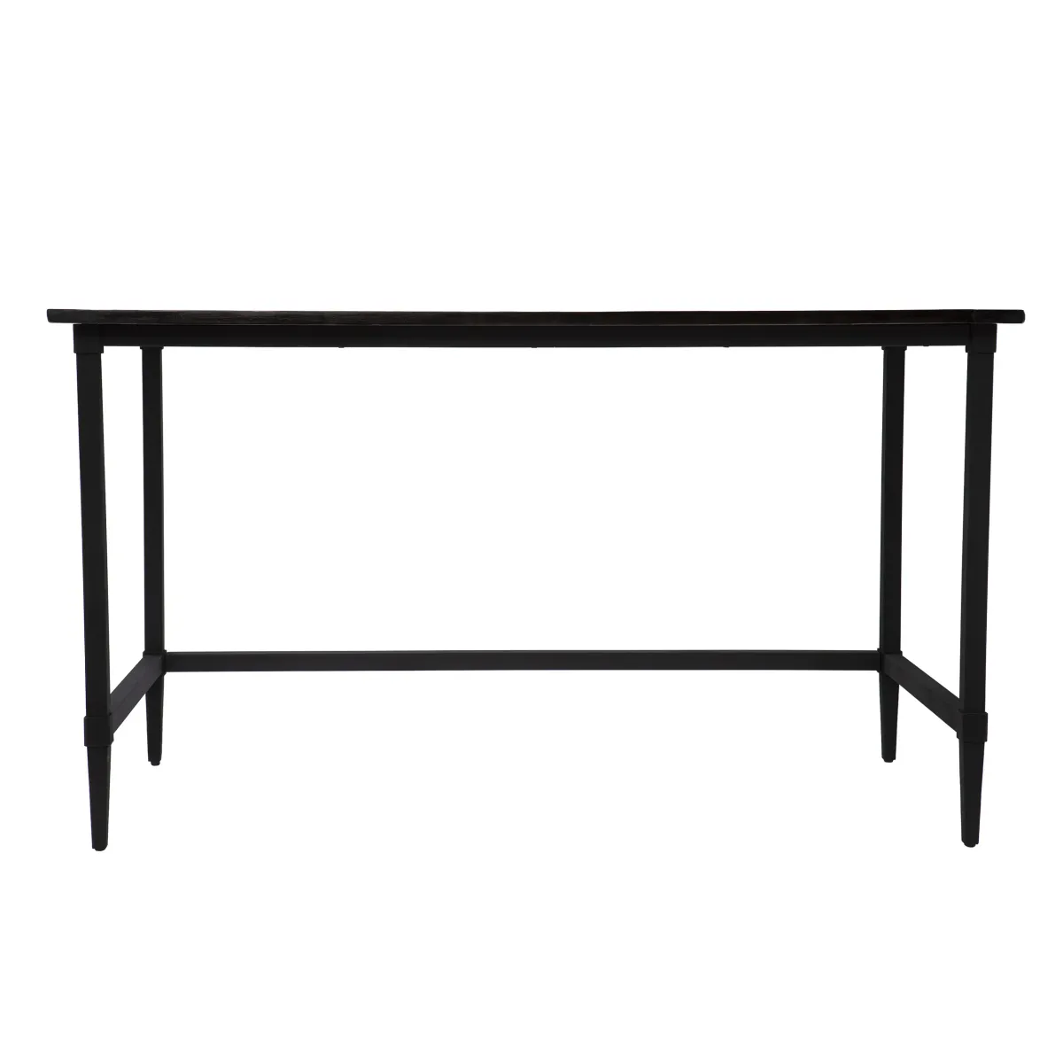 Lawrenny Reclaimed Wood Desk, Black