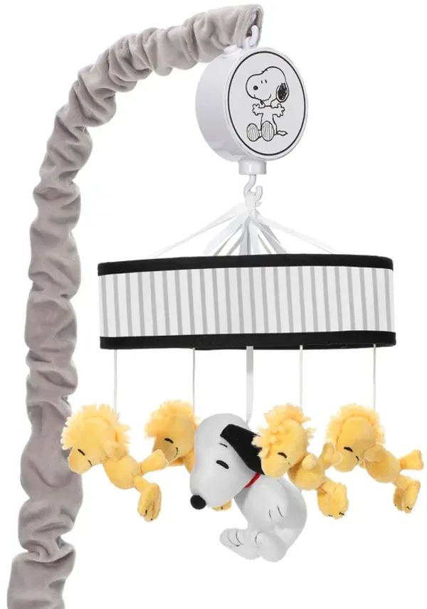 Lambs & Ivy Classic Snoopy & Woodstock Musical Baby Crib Mobile Soother Toy