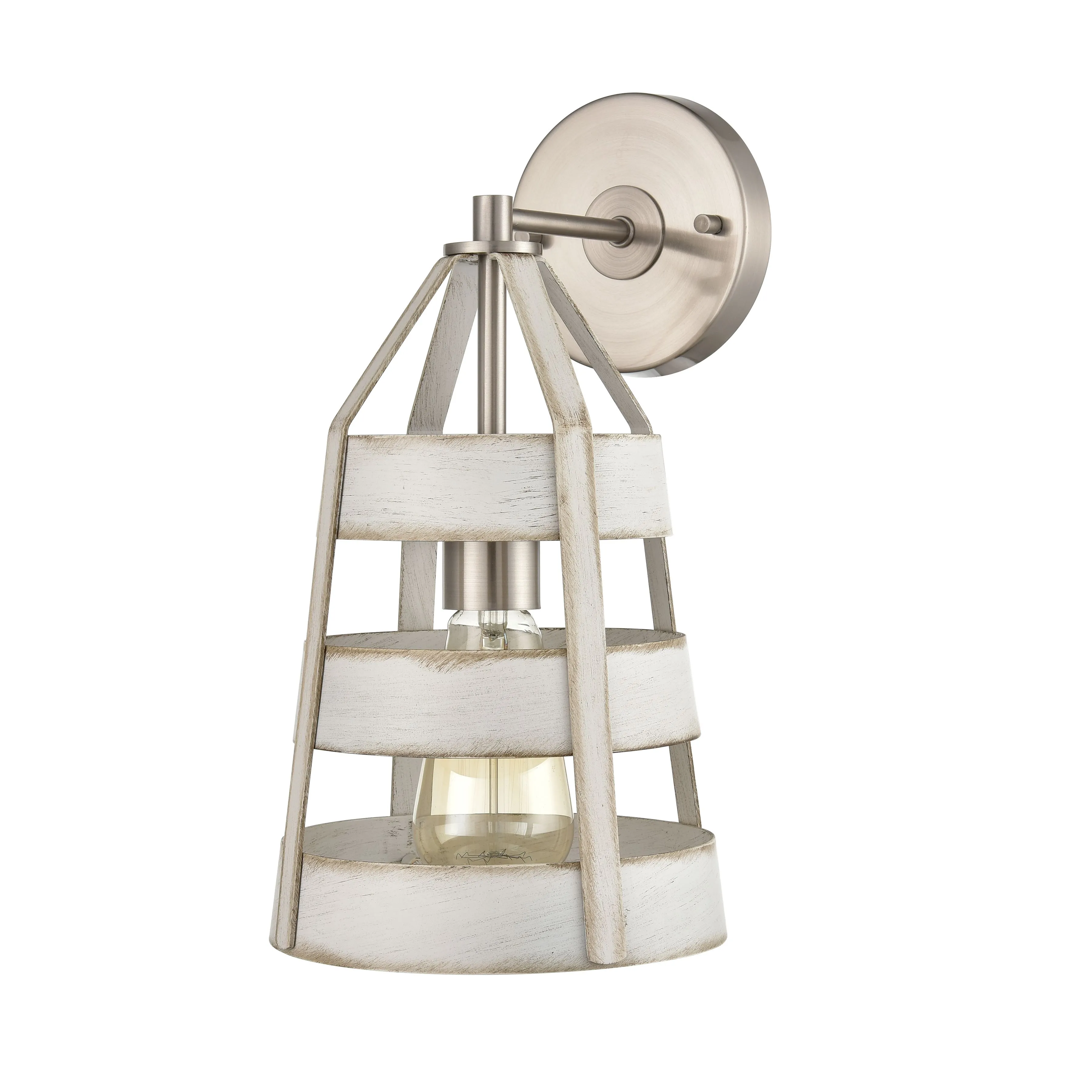 Brigantine 14'' High 1-Light White Sconce