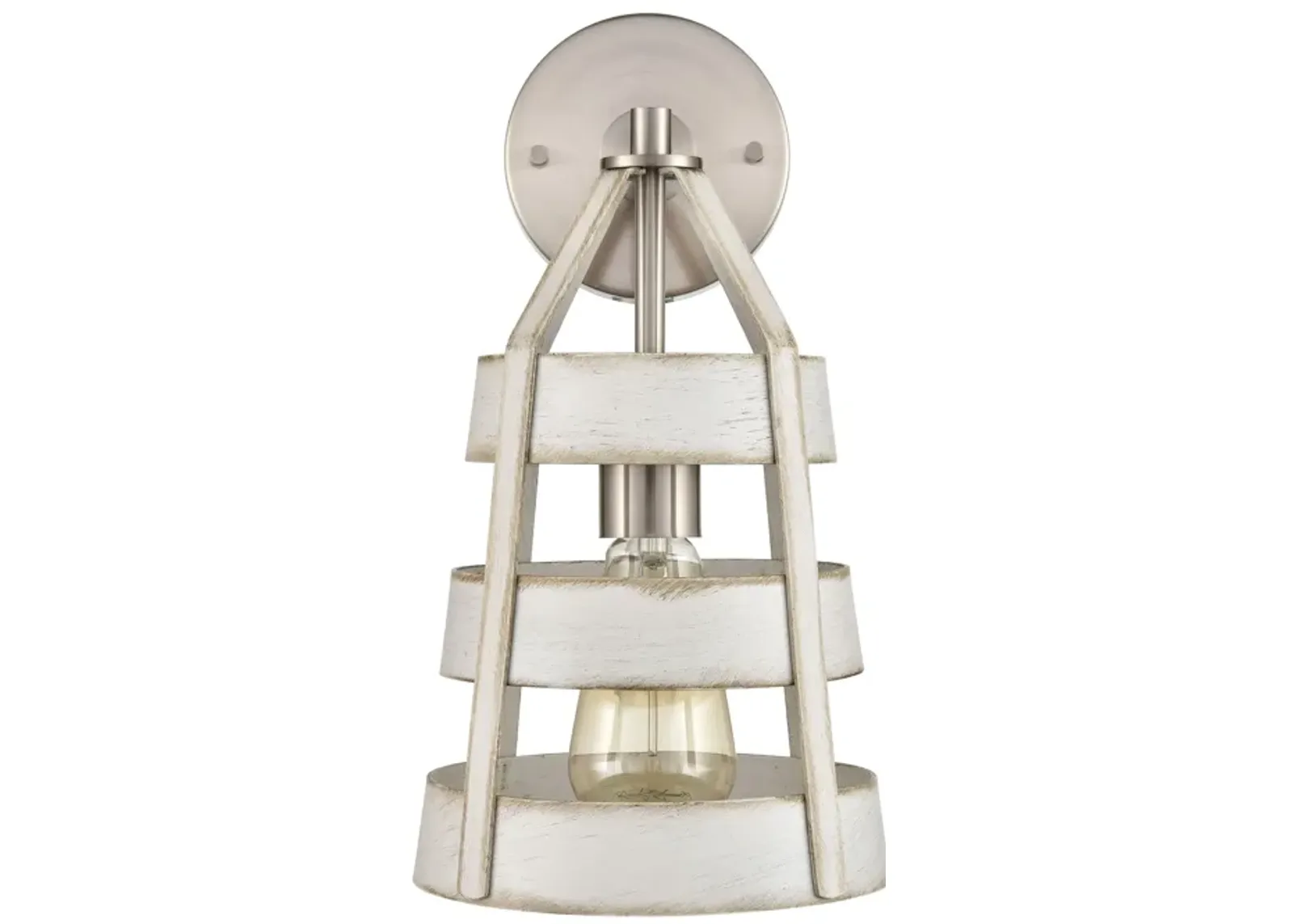 Brigantine 14'' High 1-Light White Sconce