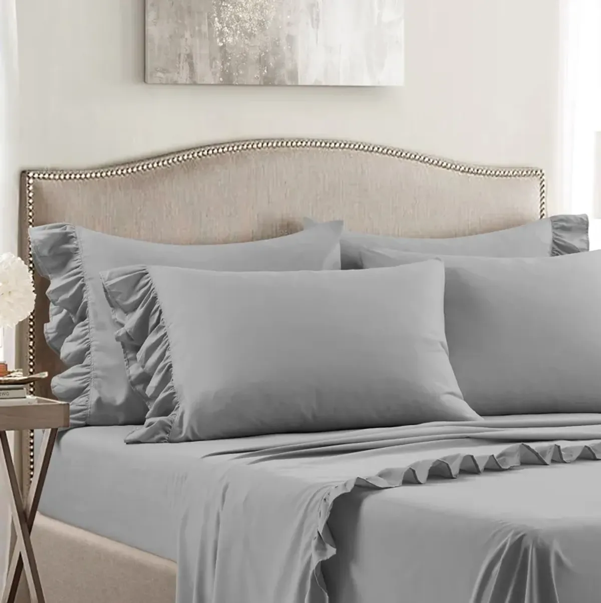 Reyna Ruffle Sheet Set 6Pc