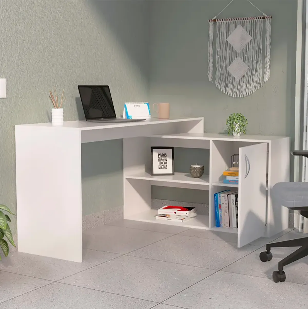 Dallas L-Shaped Home Office Desk